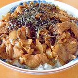 一人ランチに♪簡単豚丼